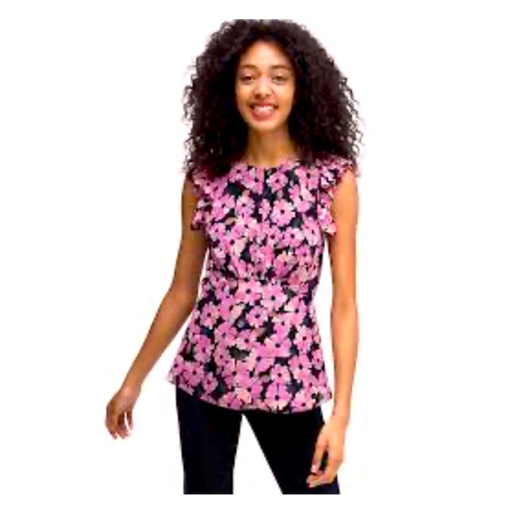 Kate Spade New York Silk Shell Chiffon Blouse